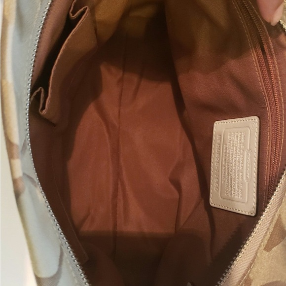 !Sold!❌ Vintage Authentic Coach Signature Boho Satchel Medium Bag Purse - Picture 3 of 4